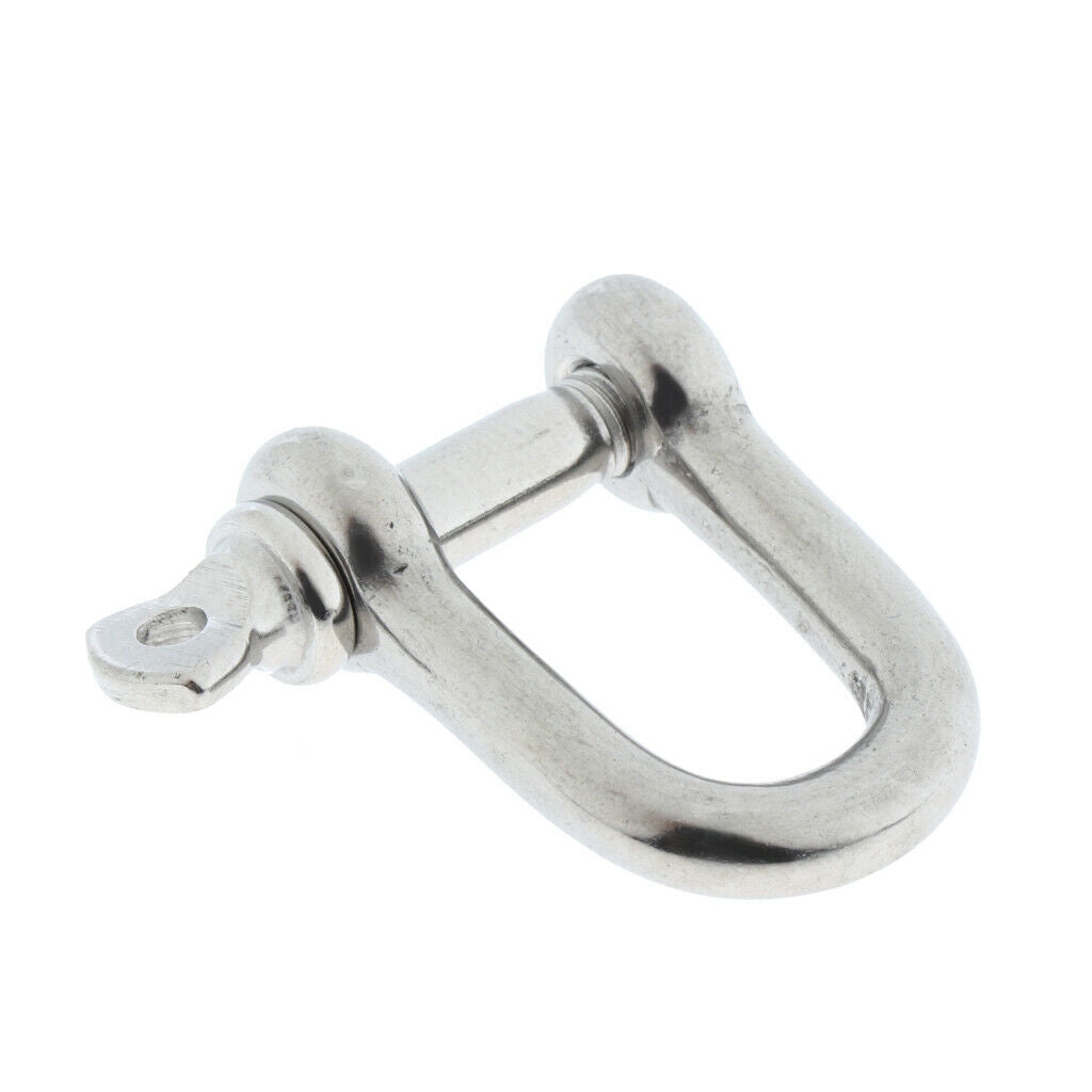 Set of 3 Stainless Steel D-Shackle Chain Shackle Rigging Fastener