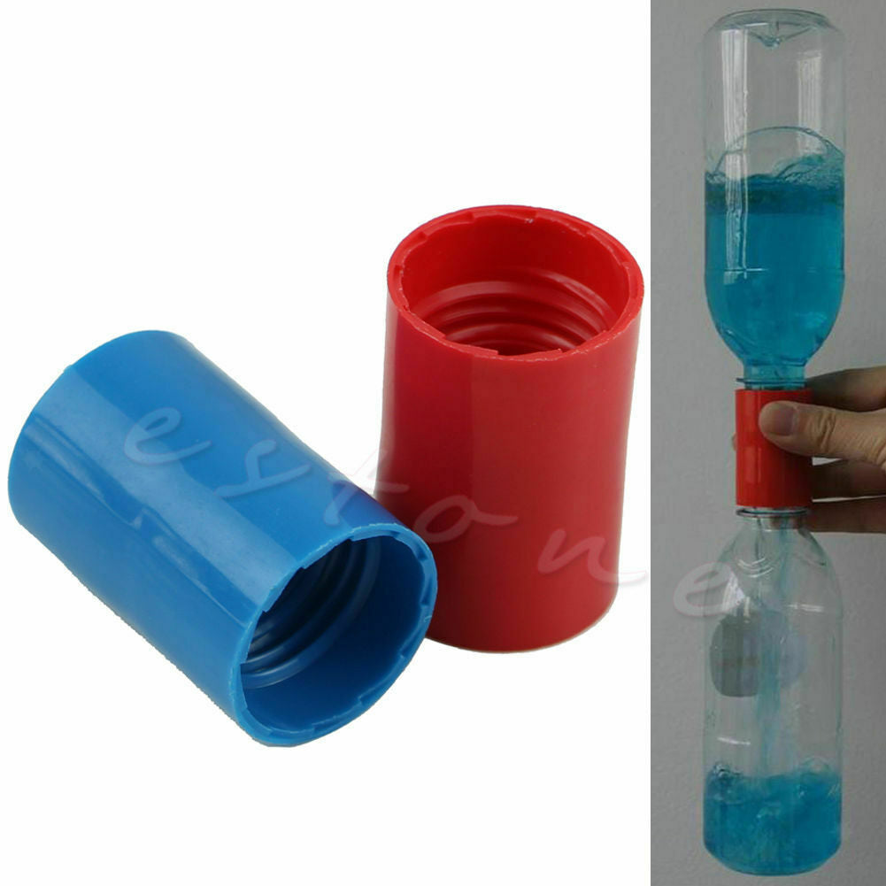 Two    TUBE  Cyclone Bottle Connector Home School Science