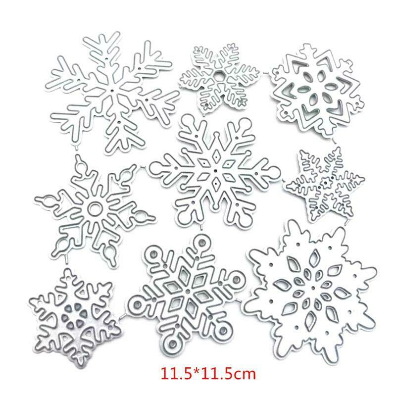 Snowflakes Metal Cutting Dies Stencil DIY Scrapbooking Album Paper Card Template