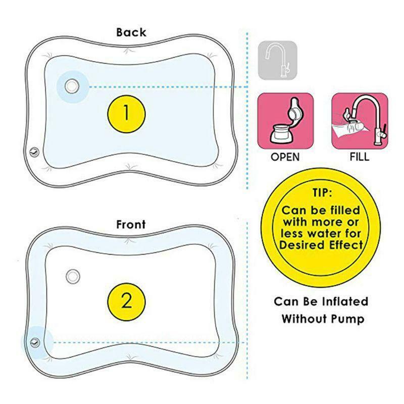 New Baby Toys Inflatable Tummy Time Water Play Mat Activity Center For Infants
