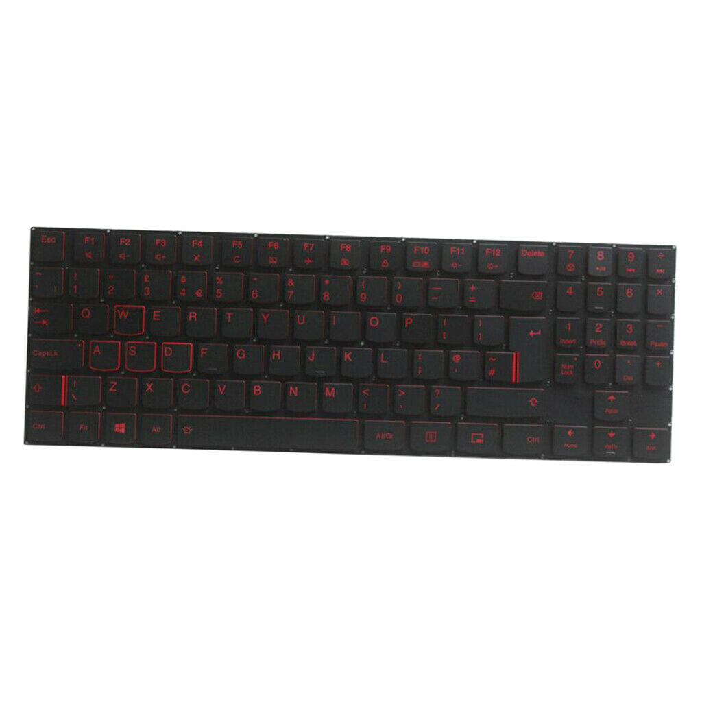 Laptop UK Layout Keyboard for Lenovo Y520 Y520-15IKB R720 R720-15IKB Black