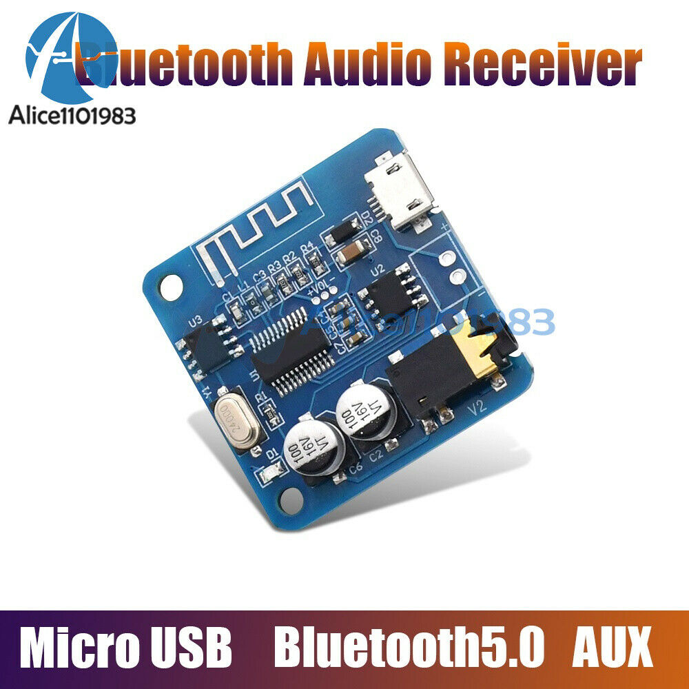 XH-A252 MP3 Bluetooth V5.0 Decoder Amplifier Module Board AUX Audio Amp Receiver