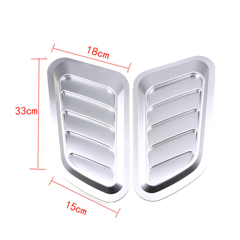 Autos Roof ABS plastic Decorative Air Flow Intake Hood Scoop Vent Bonnet Cover