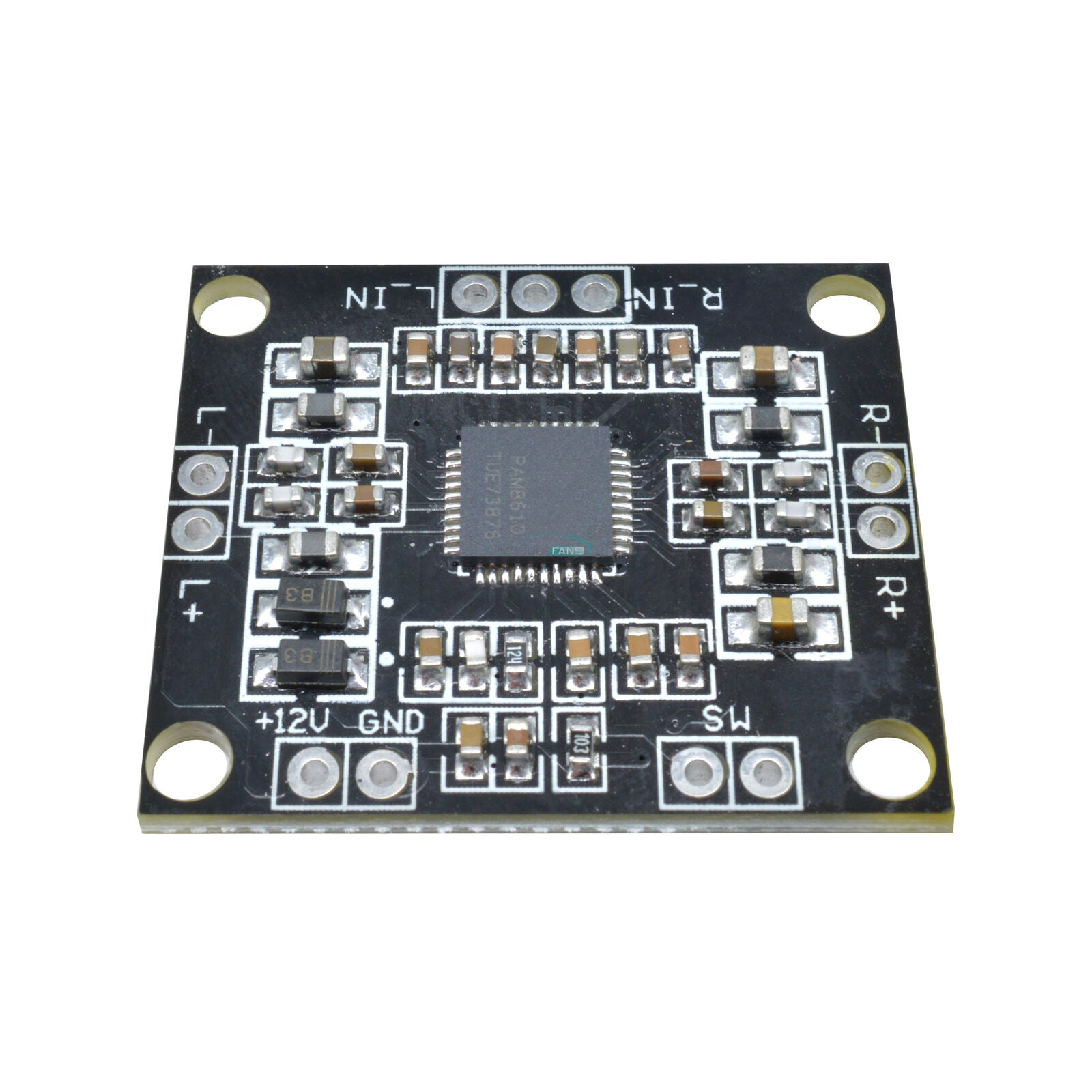 5PCS 12V PAM8610 2*15W Dual channel Stereo Class Digital Amplifier Board