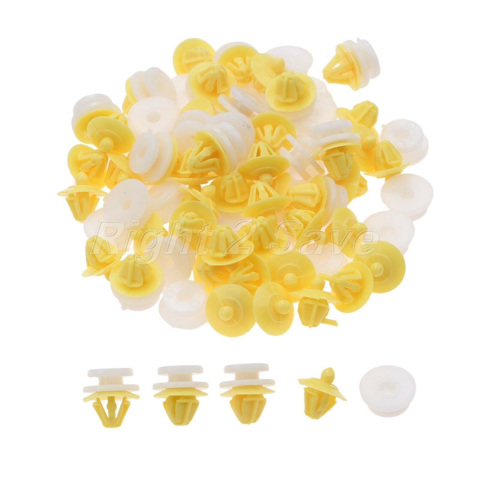 50Pcs Clip Rivets Plastic Clips Fastener fit for Renault number 7703077250