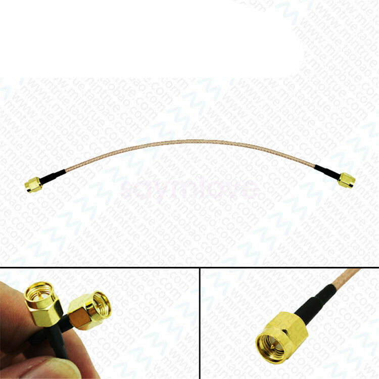 5pcs New 30cm SMA Male to SMA Male Connector Pigtail Cable