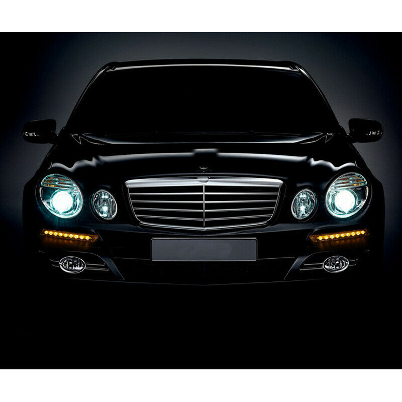 2PCS Car SUV 9 LED Daytime Running Lights Flashing Lamp Strip with Turn Signal
