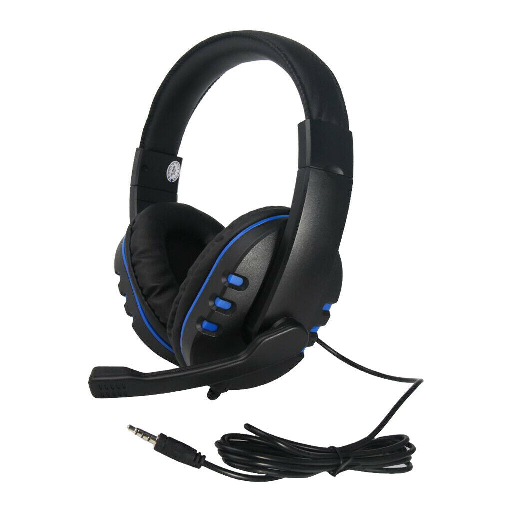 Gaming Headset USB Wired Over Headphones Stereo with Mic Fit for   One PC