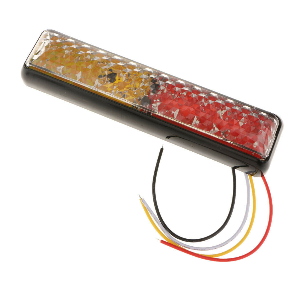 2 Pieces Car Side Marker Turn Signal Tail Lamp Lights Dual Color LED