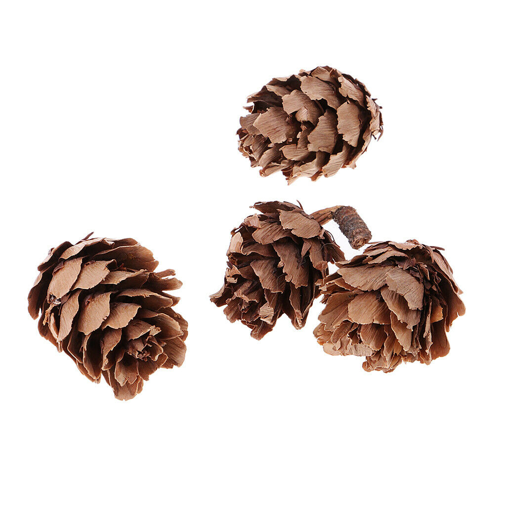 90pcs Natural Mini Pine Cone For Home Wedding Decoration Christmas Tree Decor
