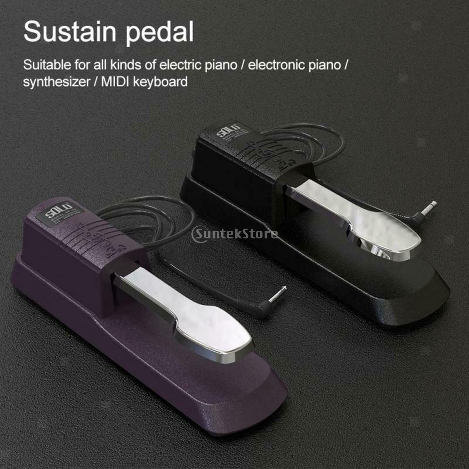 Sustain Pedal keyboard Damper Foot Pedal for Yamaha Korg Behringer Purple