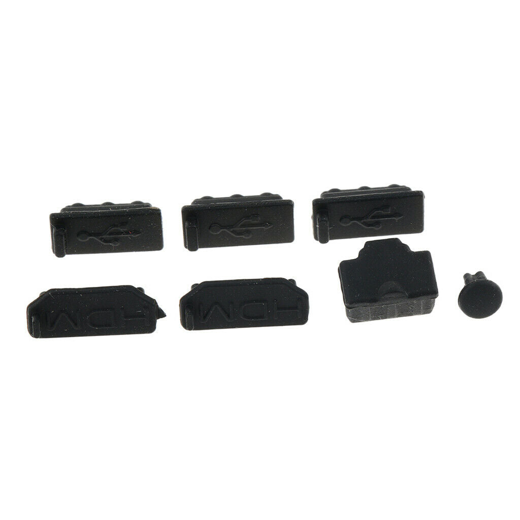 USB HDMI Audio Earphone LAN Dust Cover Set for Microsoft Xbox One X Console