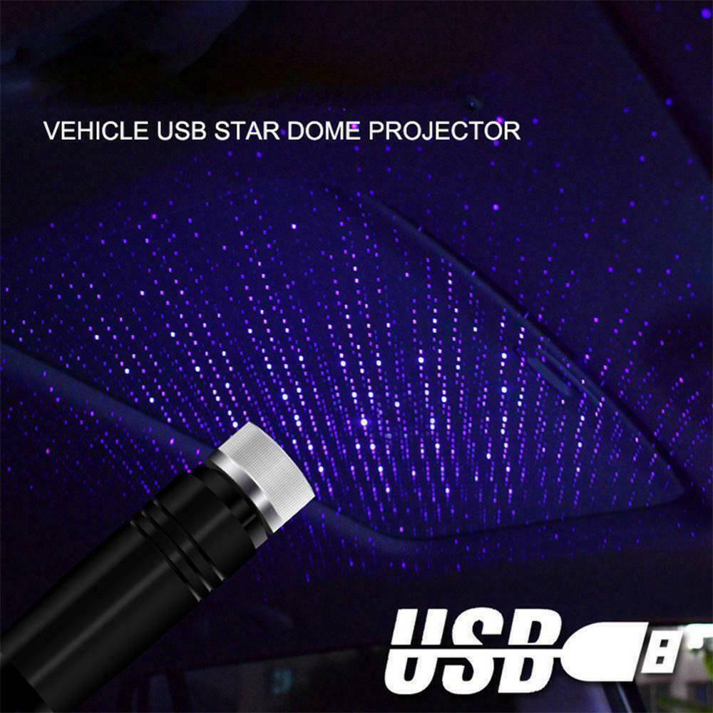 Car Roof Projector USB LED Star Light Night Atmosphere Lights Home DIY Decor HOT