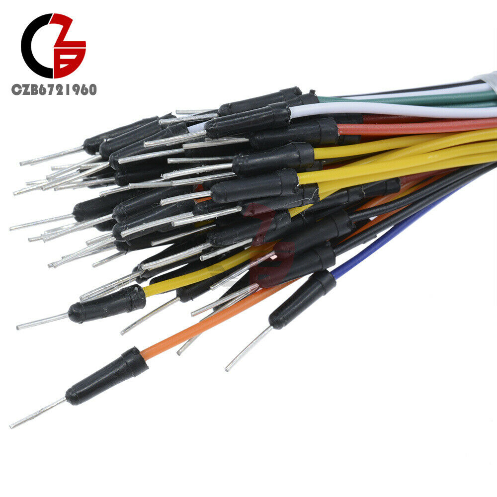 10PCS 65PCS Breadboard Jumper Wires Male to Male Solderless Flexible Cable