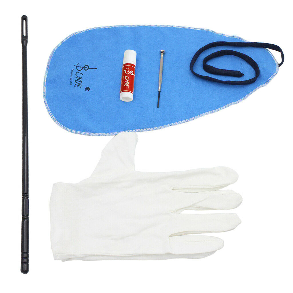 5-in-1 Sax Cleaning Care Kits Cleaning Cloth Cleaning Rod for Sax Accs Parts