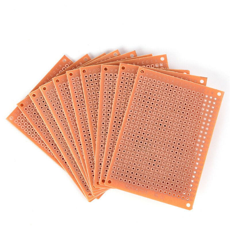 10Pcs 5 x 7cm DIY Prototype Paper PCB Fr4 Universal Board Prototyping PCB Ki SJ