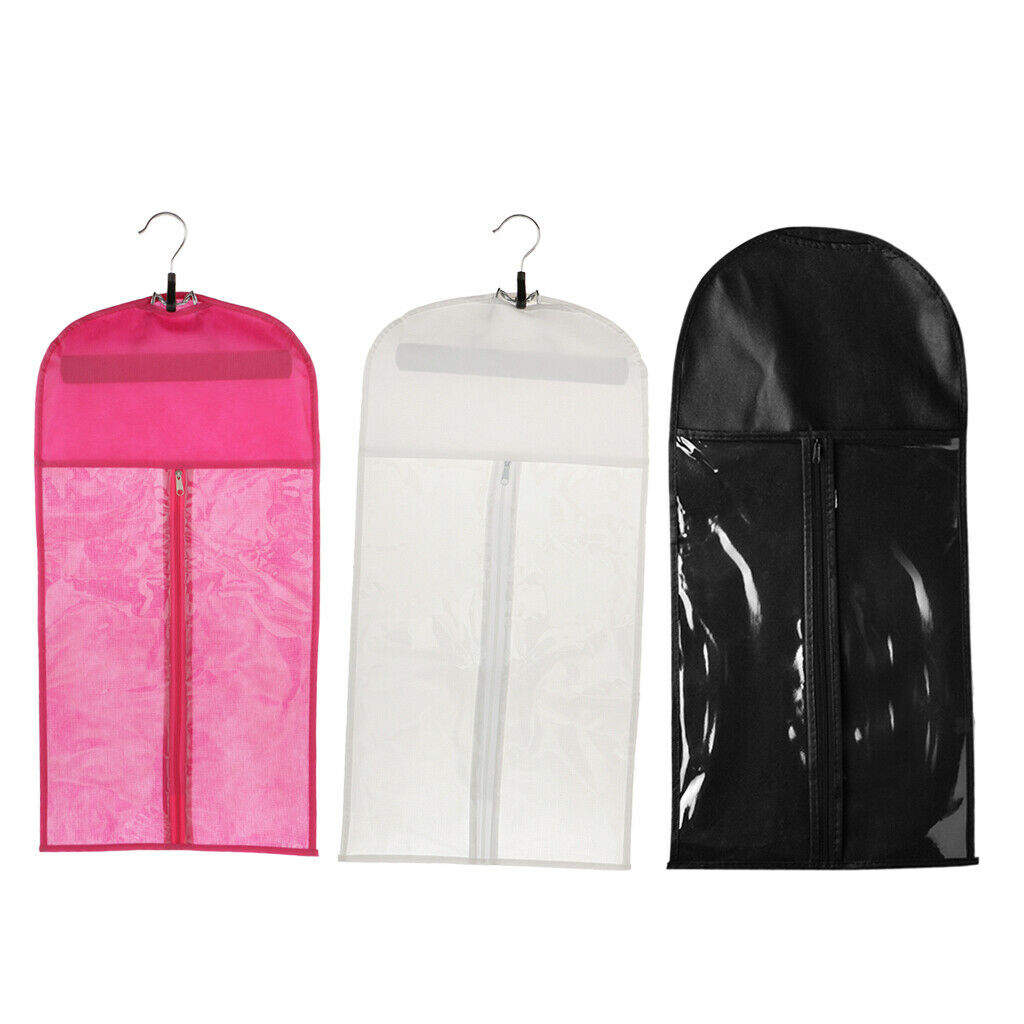 Lot 3 Hair Hanger, Hair Carrier for Hair Extensions Protection Case Storage Bag