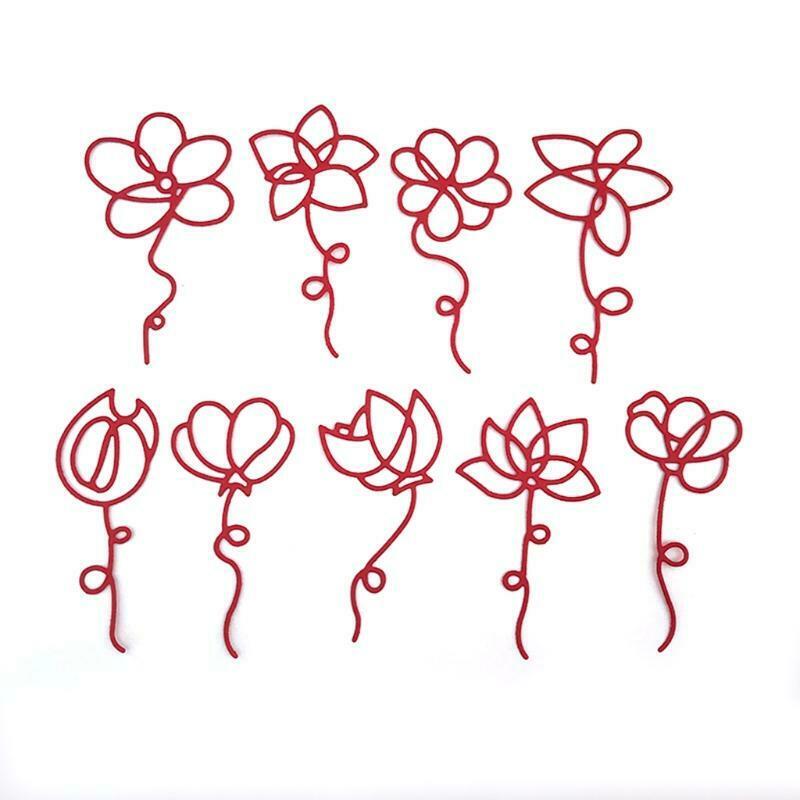 Flowers Metal Cutting Dies Stencil Scrapbooking DIY Album Stamp Paper Embossing