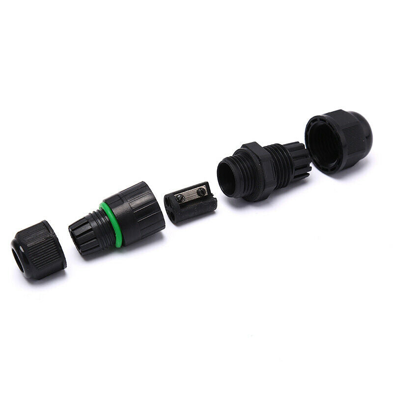 2Pin Mini Core Joint Outdoor IP68 Waterproof Electrical Cable Wire Connect G WF