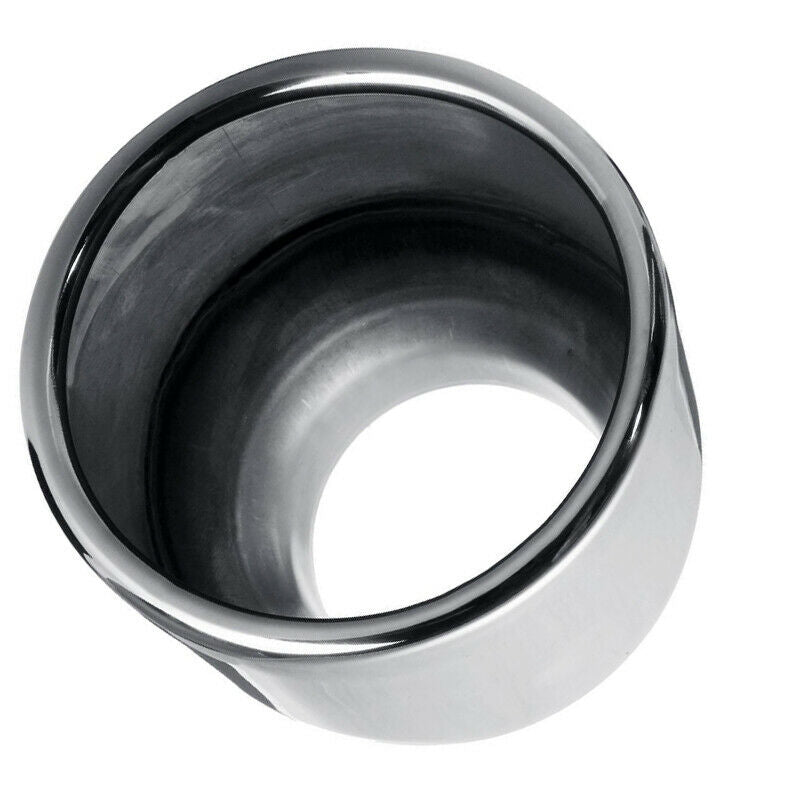 StainlessSteel Car Exhaust Pipe Muffler End Tips 63mm 2.5" Inlet 102mm 4" Outlet