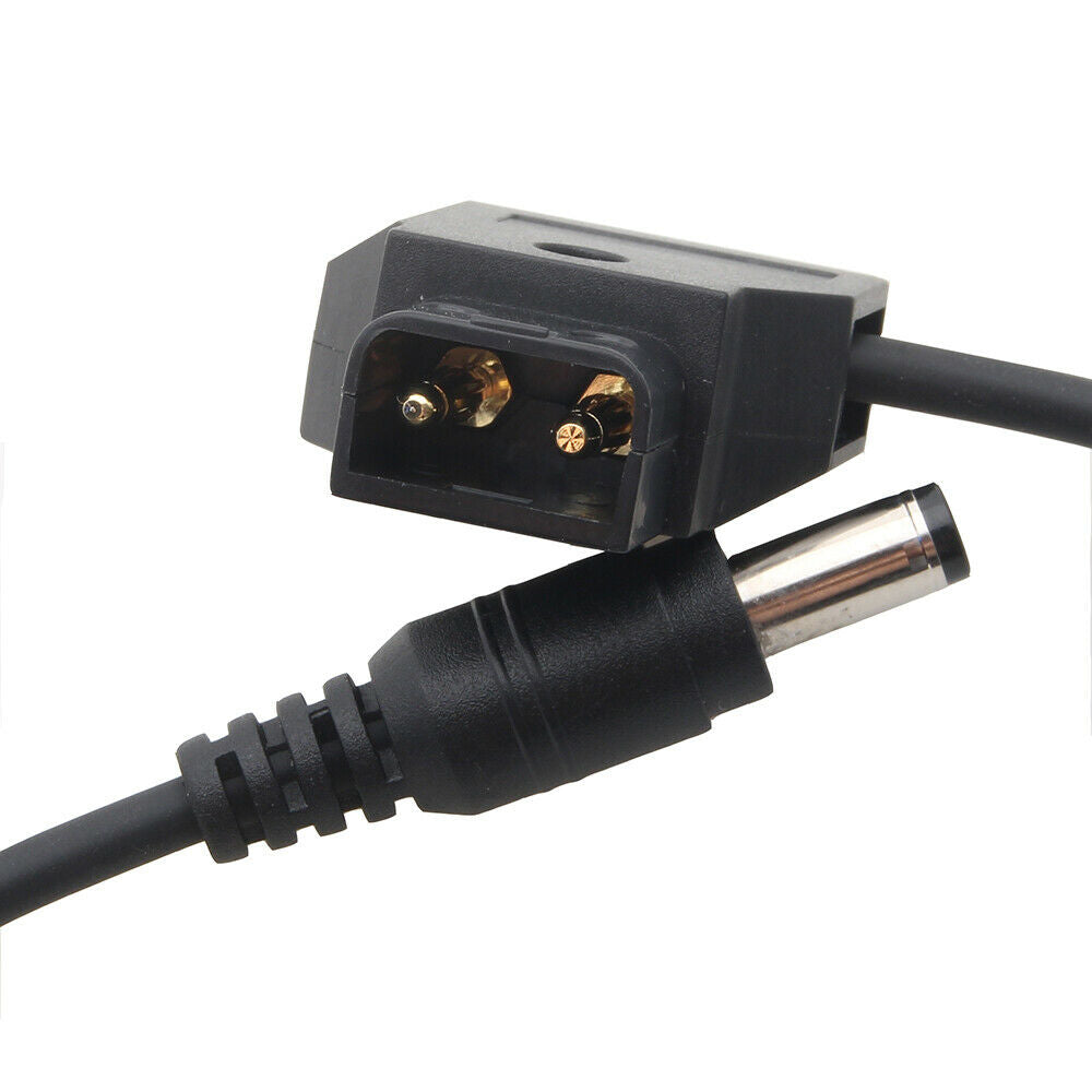 3ft Coiled D-TAP 2Pin Male To DC Extension Cable For DSLR Rig Anton Battery