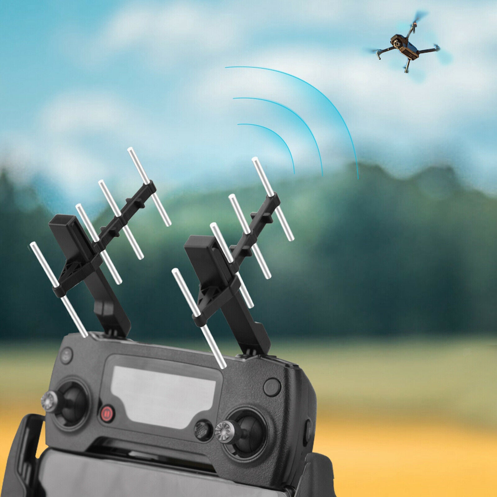 1 Pair Yagi-Uda Antenna Range Extender for DJI Mavic Mini/Mavic Pro Drone