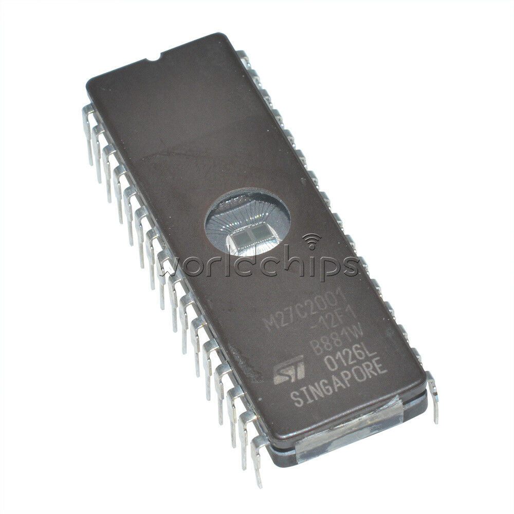 10PCS M27C2001 M27C2001-12F1 IC EPROM UV 2MBIT 120NS 32CDIP TOP
