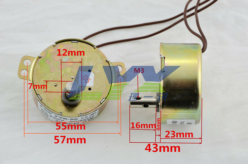 TYD-50 AC 220/240V 25RPM 4W  Controlled permanent magnet Synchronous Motor