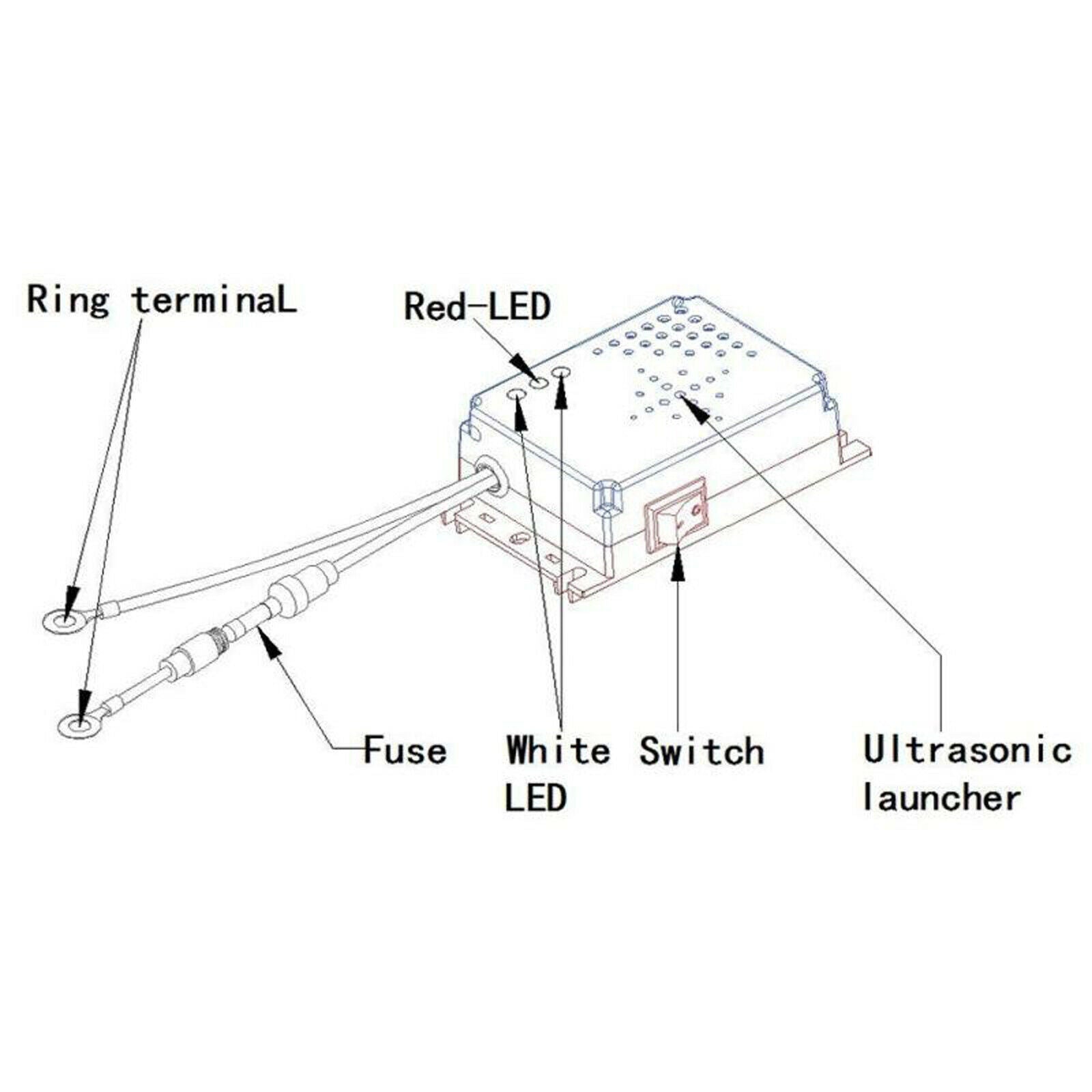 Car Mouse Repeller Rodent Repeller Under The Hood Ultrasonic Animal Repeller