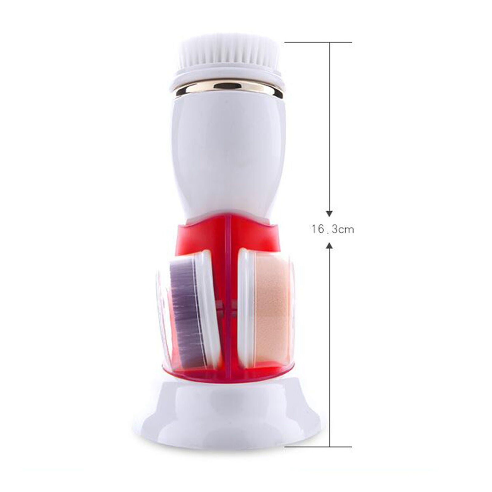 4 in 1 Electric Face Cleansing Brush Facial Skin Deep Cleaning Care Massager