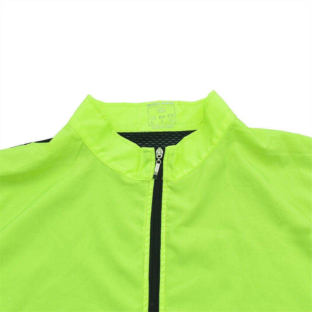 Cycling Vest Bicycle Quick Dry Running Riding Safety Vest Green L