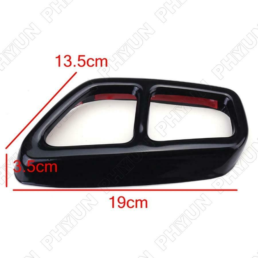 For 2017-18 BMW 5 Series G30 G31 Dual Exhaust Pipe Tip Covers Stainless Steel 2x
