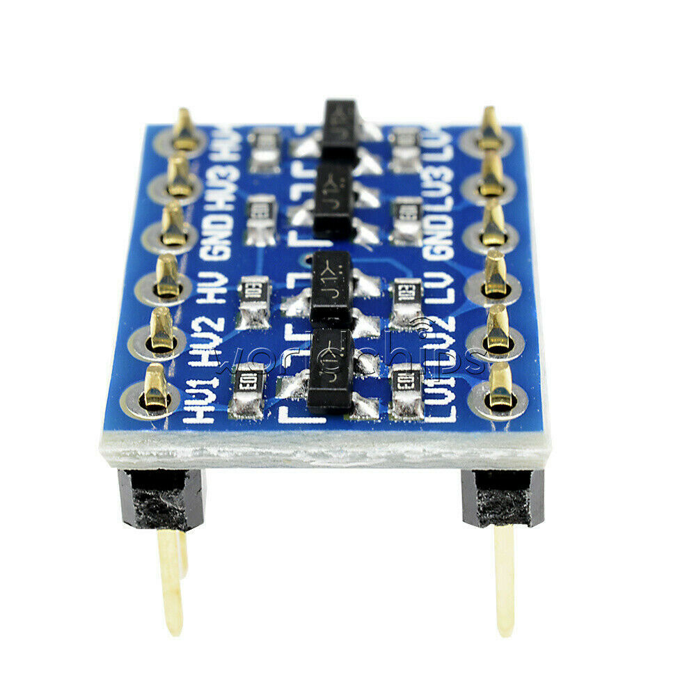 2Pcs 4 Channel IIC I2C Logic Level Converter Bi-Directional Module 5V to 3.3V