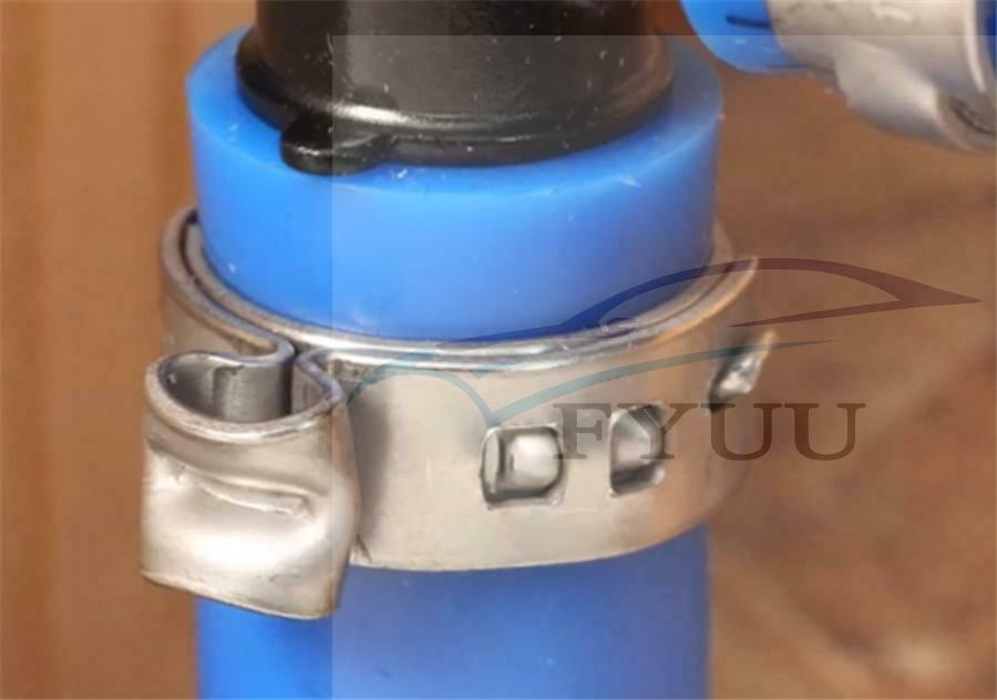 42PCS Single Ear Car Hydraulic Hose Clamps O-Clips Pipe Fuel Air Pipe Clamp 304