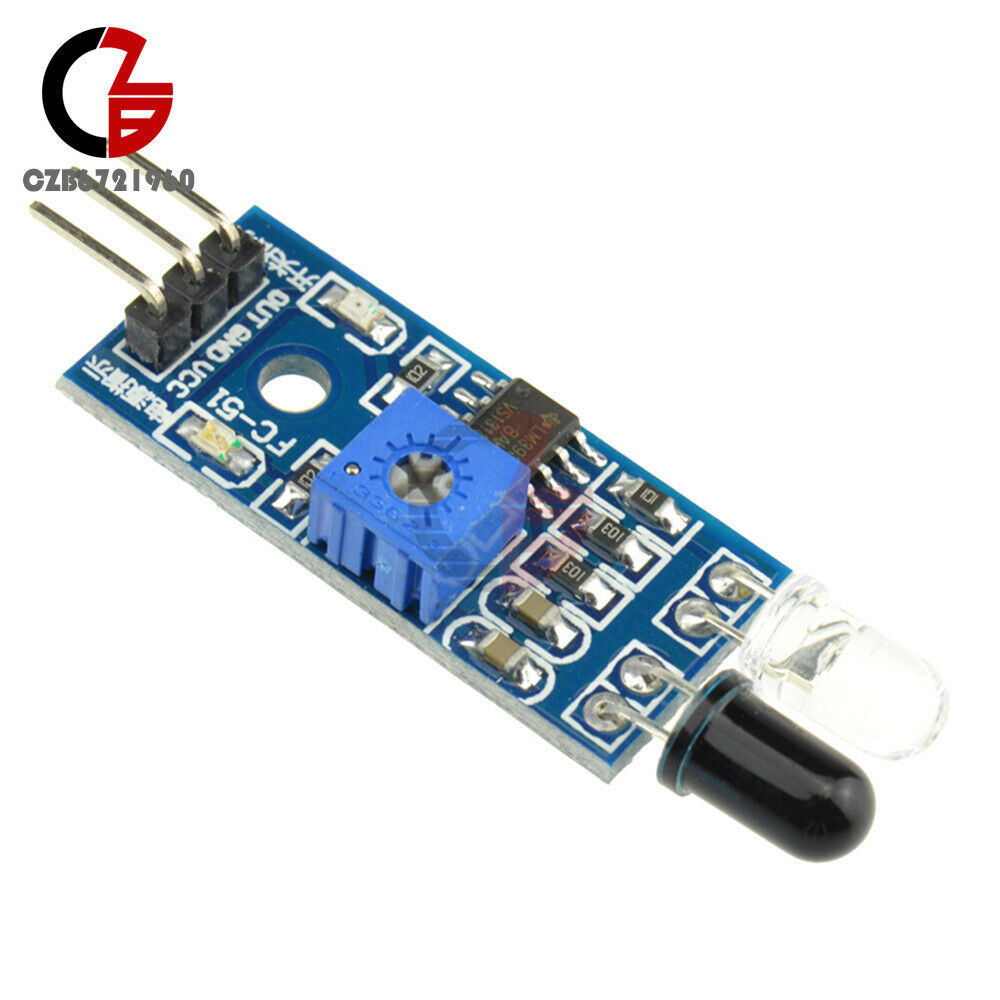 2Pcs IR Infrared Obstacle Avoidance Sensor Module for Arduino Smart Car Robot