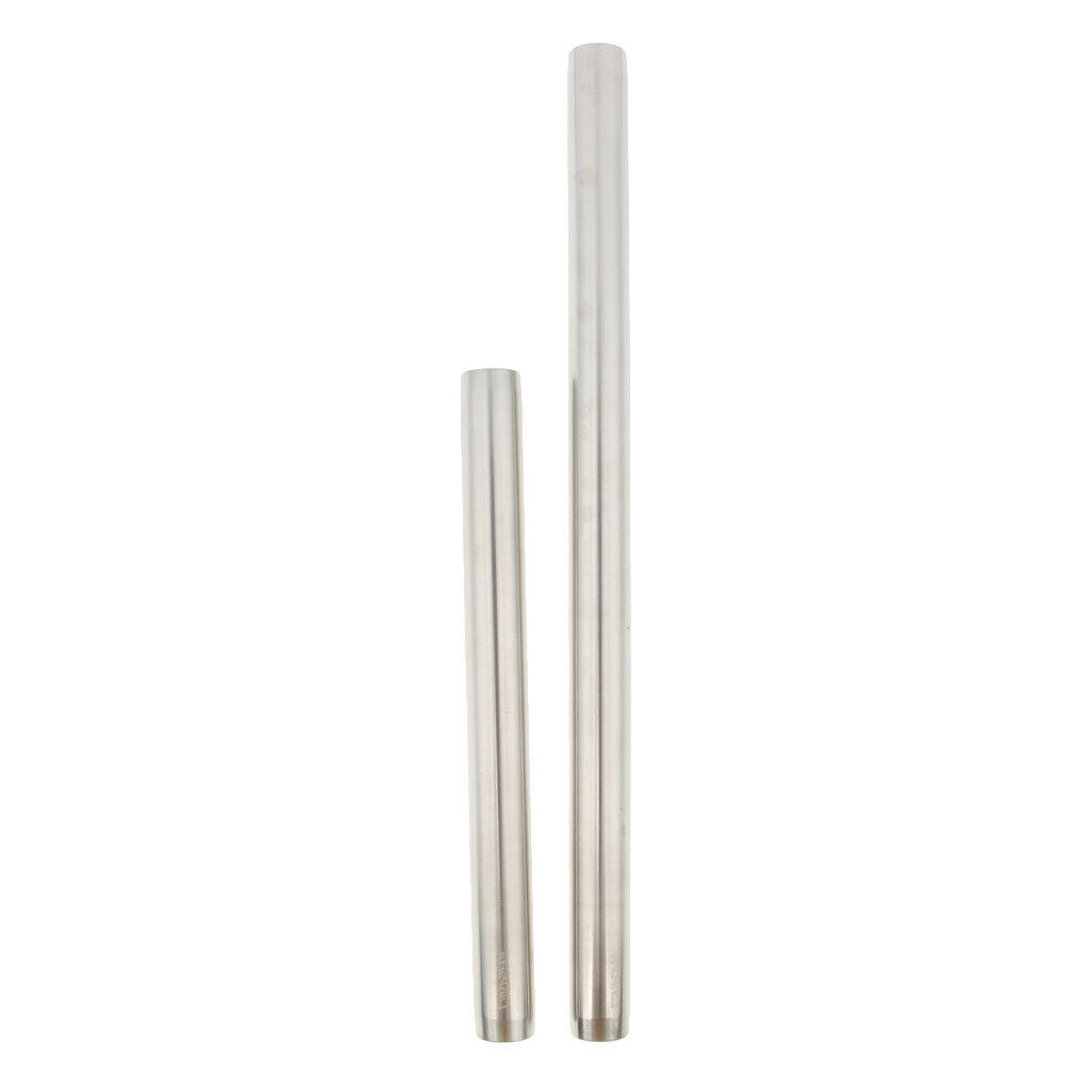 2 Pieces 19mm Stainless Steel Extension Rod for DSLR Support Shoulder Rig 200mm