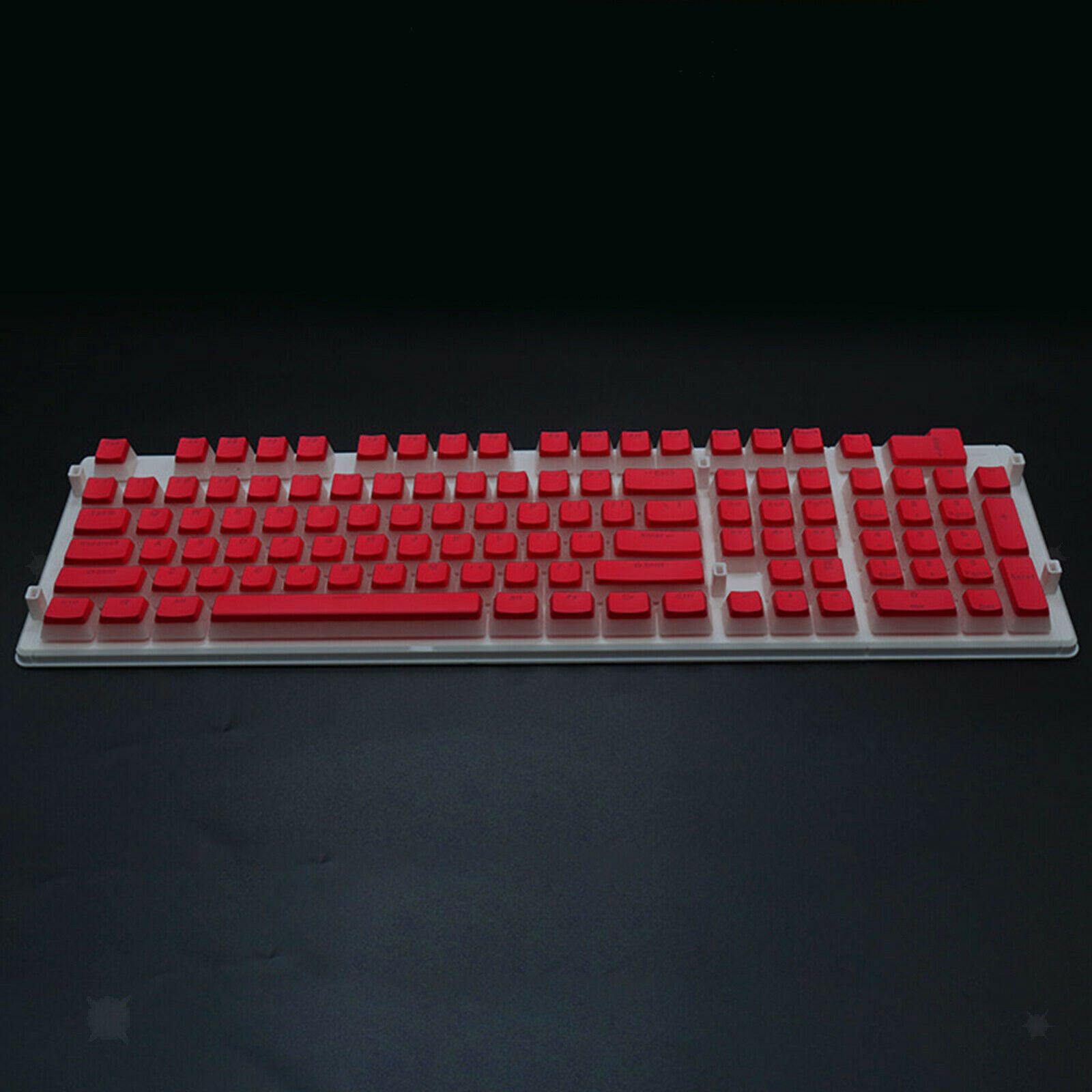 Pudding Keycaps Gaming Key Caps DIY for Cherry MX Mechanical Keyboard Red