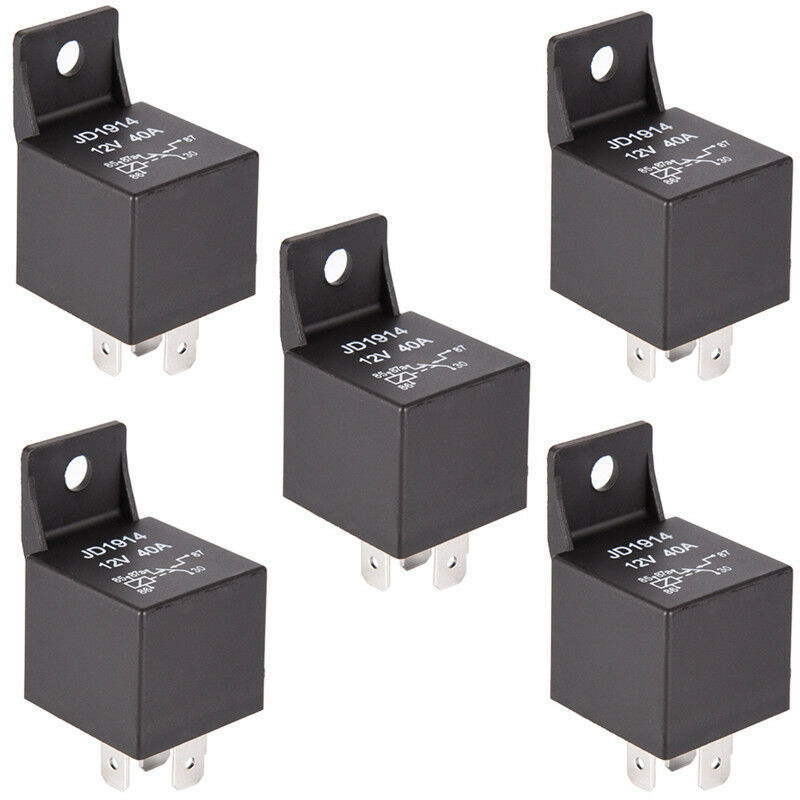 Waterproof Car Relay DC 12V 40A 4Pin Automotive Fuse Relay Normally Open R.l8