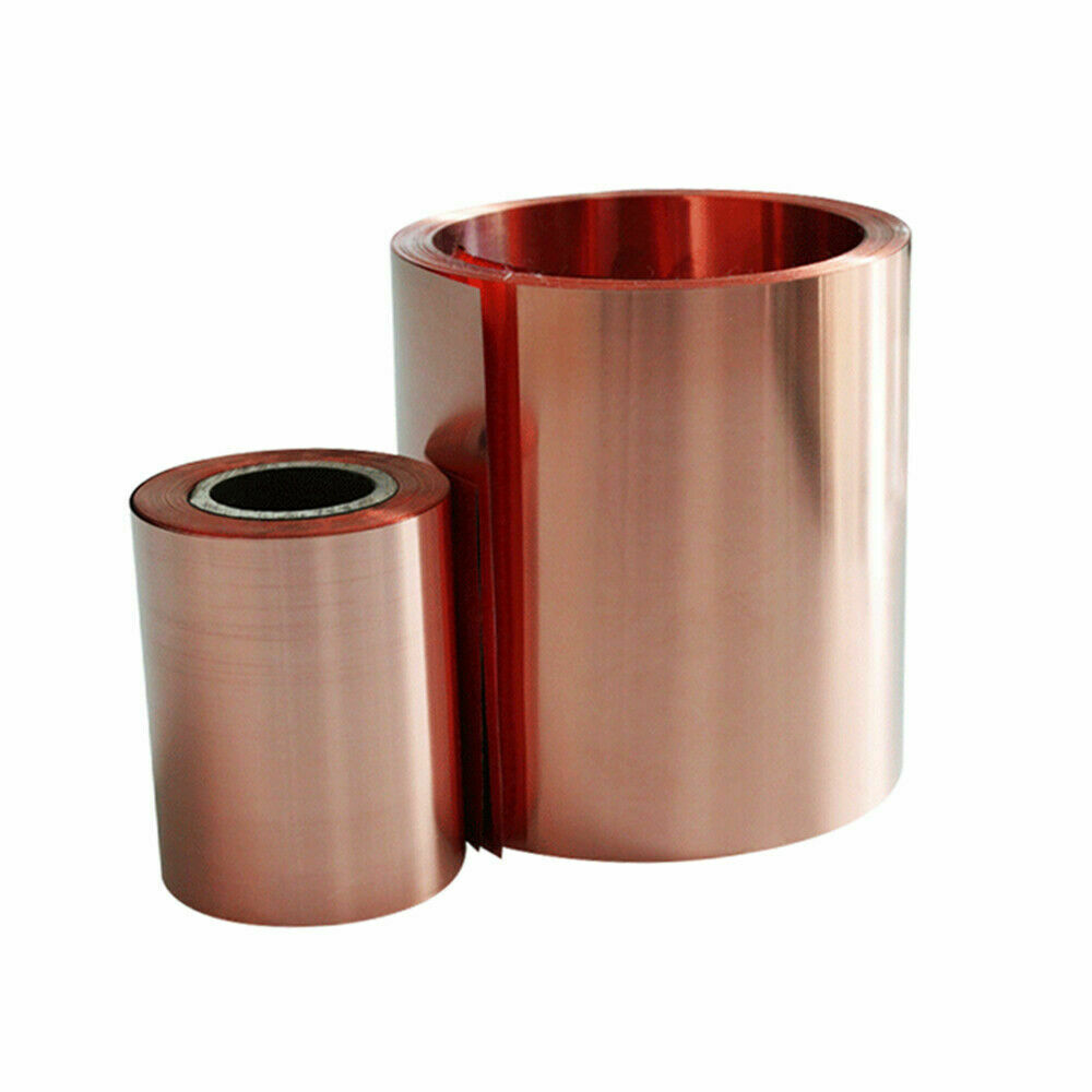 1PC 0.1 x 10 x 1000mm 99.9% Pure Copper T2 Cu Metal Sheet Foil Plate Strip