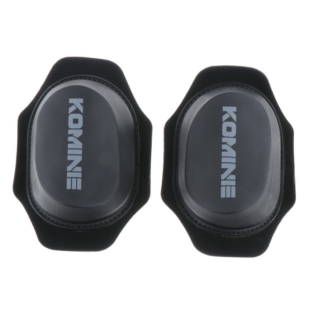 Motorcycle Motorbike Knee Sliders Track Race Motorbike Knee Pads, Black