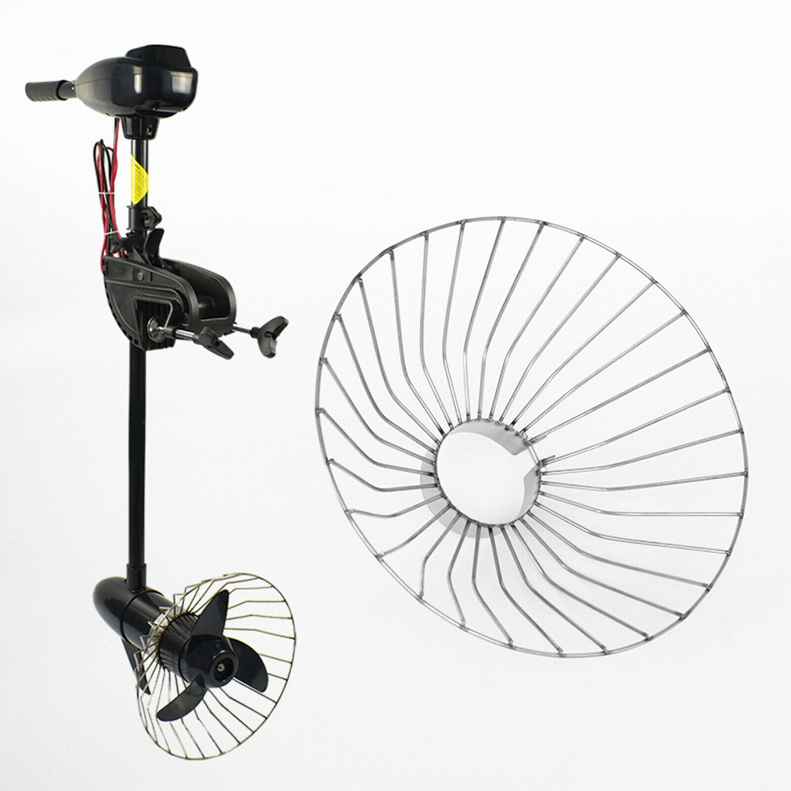 Propeller Net Cover Guard Canoe Dinghy 8.7cm Dia. Propulsion Motor Cage