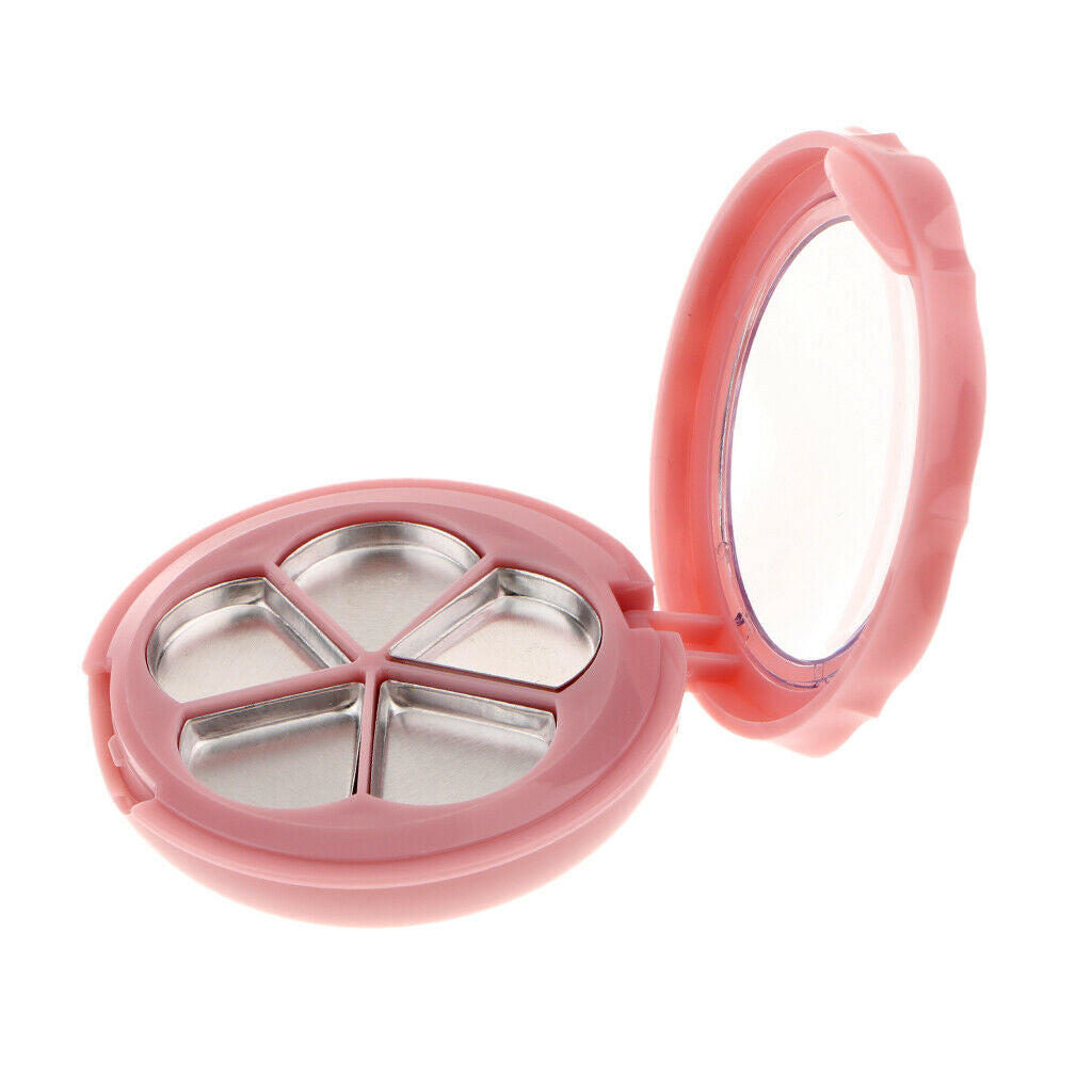 Empty Makeup Palette Powder Eyeshadow Blush Lip Gloss DIY Case Pink