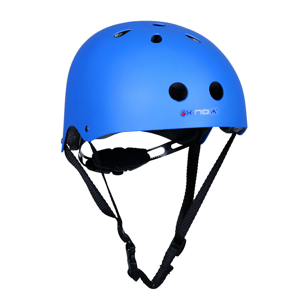 Safety Rock Climbing Caving  Helmet Head Protector with Vents Blue