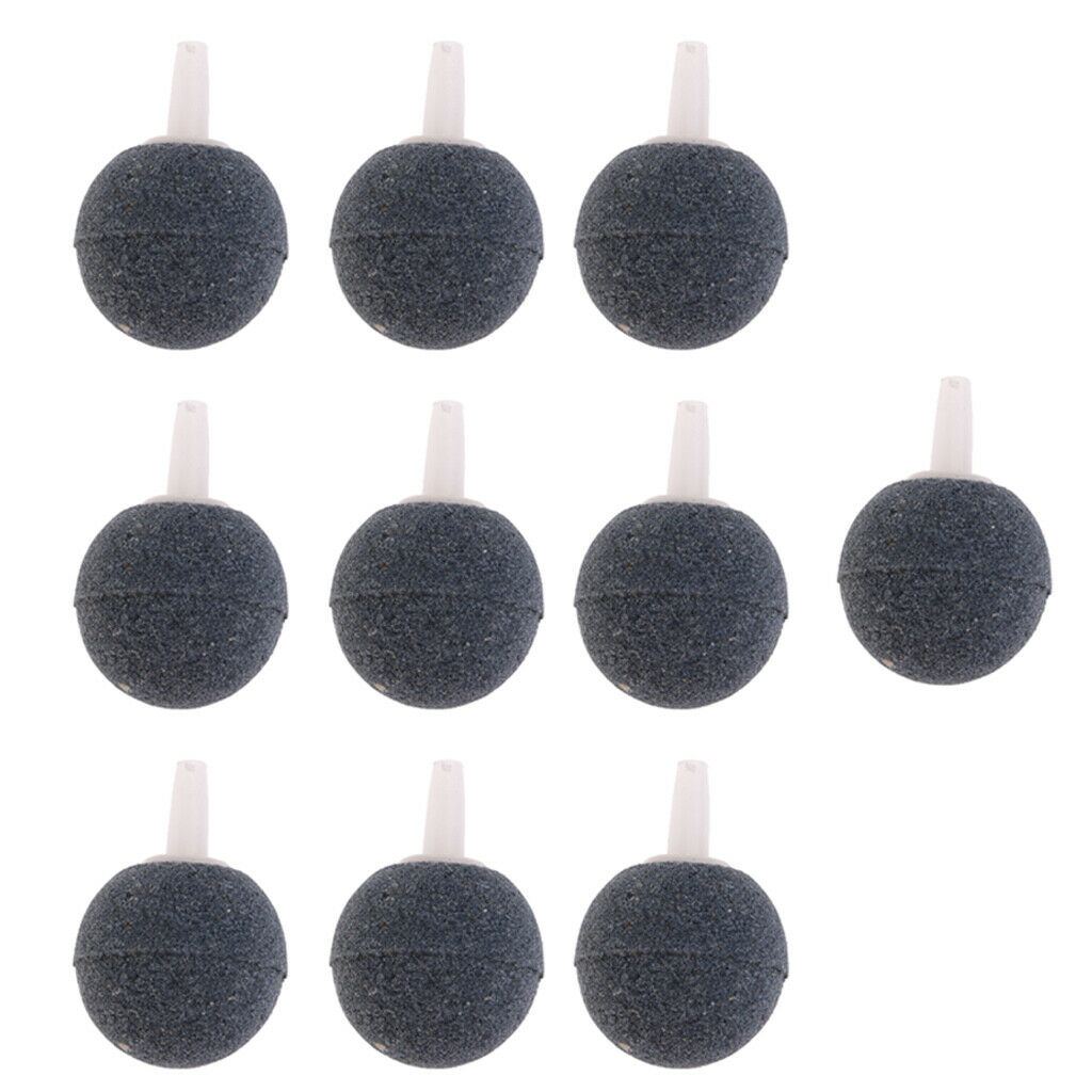 10x aquarium air stone ball aerator stone air stone oxygen stone Ø 30mm