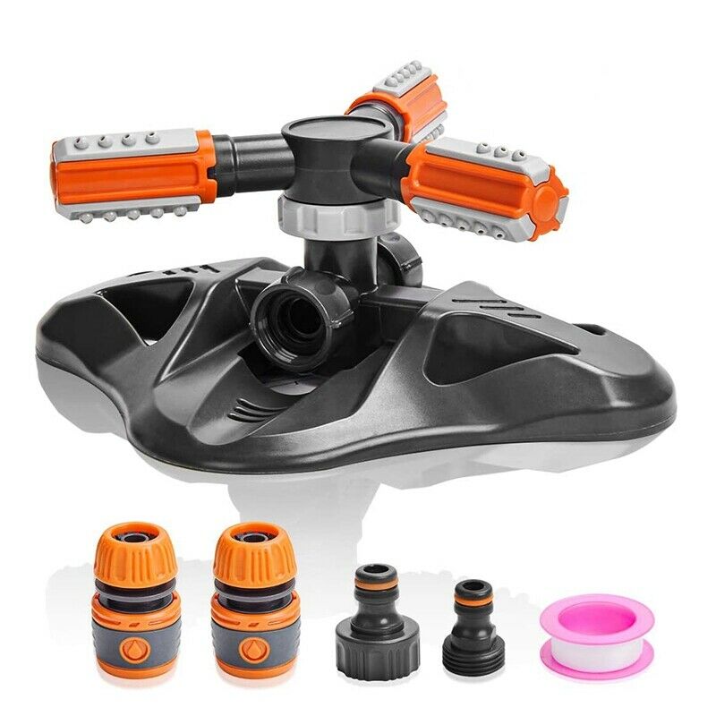 Garden Sprinkler, Upgrade Lawn Sprinkler Automatic 360 Degree Rotating IrrigatX5