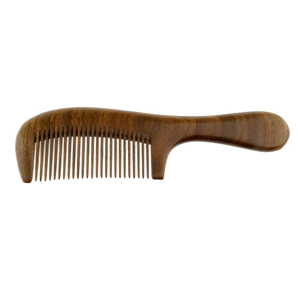 Sandalwood Handmade Wood Hair Care Massage Comb Fine/Close Teeth Anti-Static