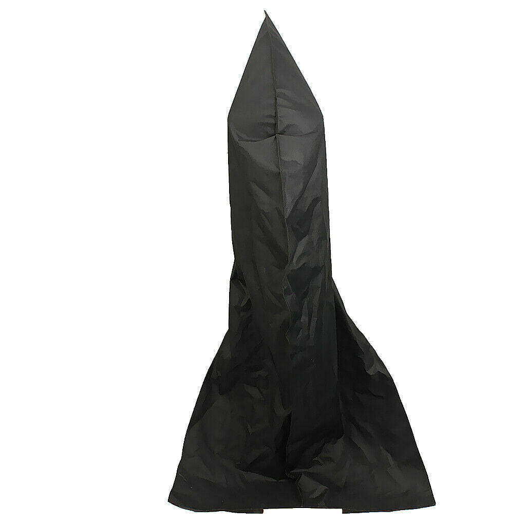 Black Parasol Cover Garden Umbrella Protective Weather Cover Waterproof