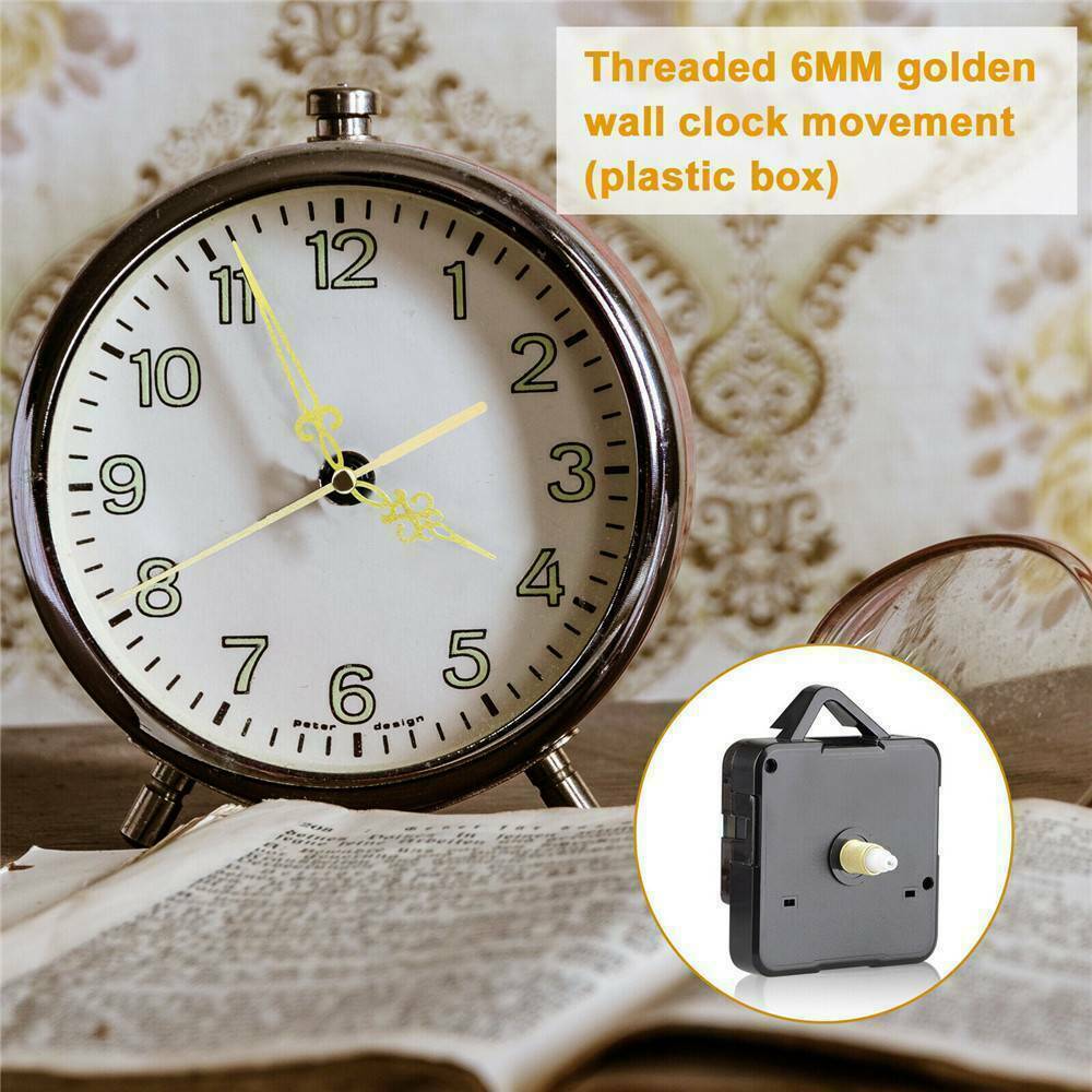 Wall Quiet Mute Hand Quartz Clock Movement Mechanism Repair Tool Parts Set DIY