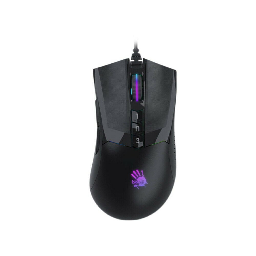 For Bloody A90 Max 10000 CPI USB Optical Gaming Mouse Colorful Glare Wired Mice
