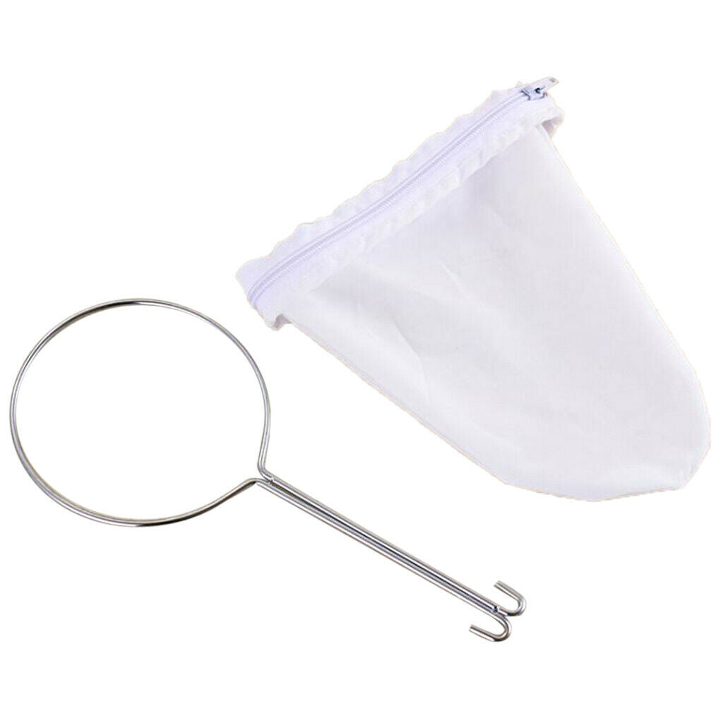 5" Cloth Strainer Filter Sock Bag Home Coffee Soup Filter Bag Reusable White